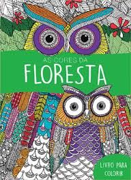 Livro colorir As Cres da Floresta