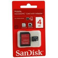 Cartão de Memória 4gb Sandisk Cruzer Blade